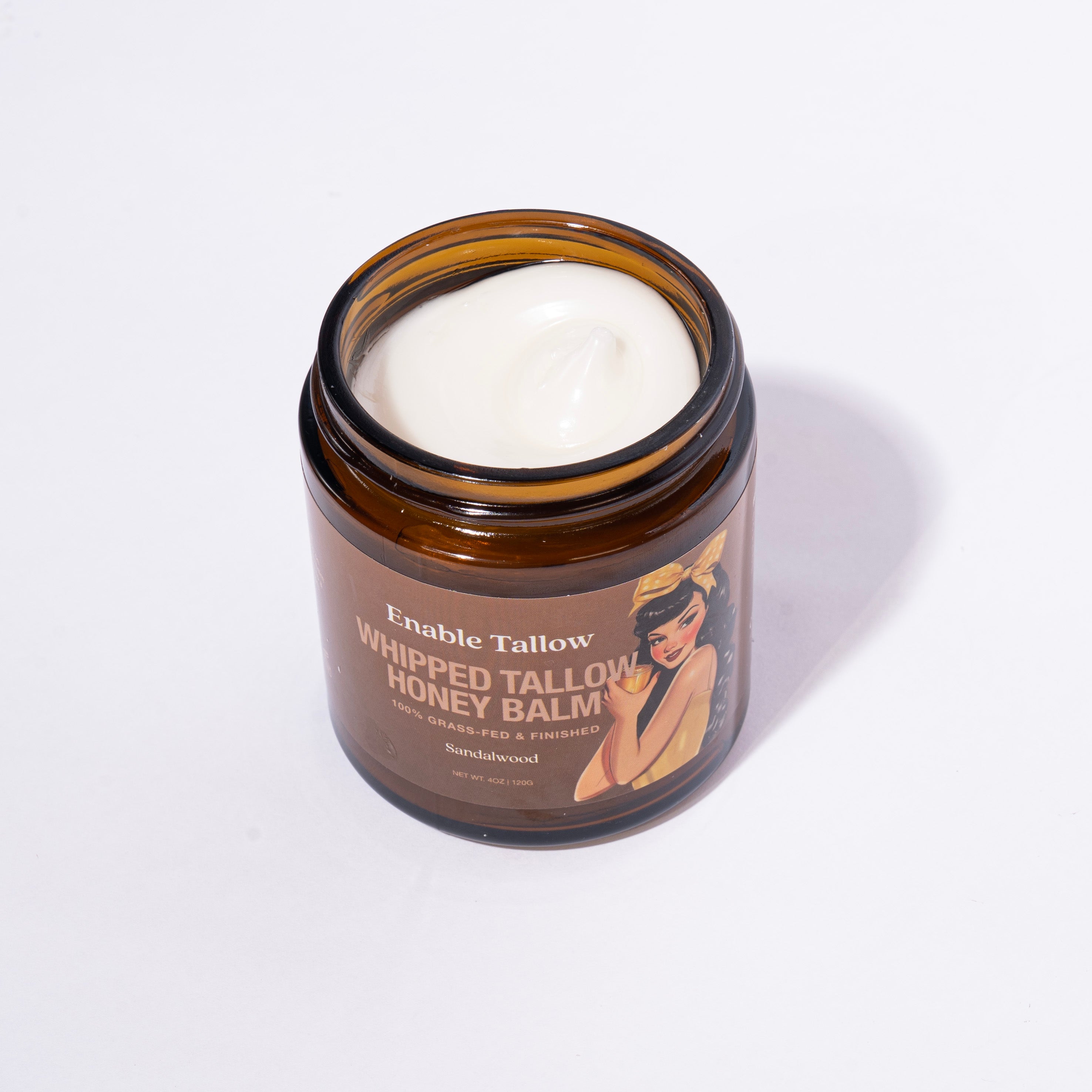 Whipped Beef Tallow and Manuka Honey Balm - Sandalwood