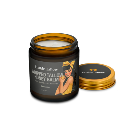 Whipped Beef Tallow and Manuka Honey Balm - Unscented